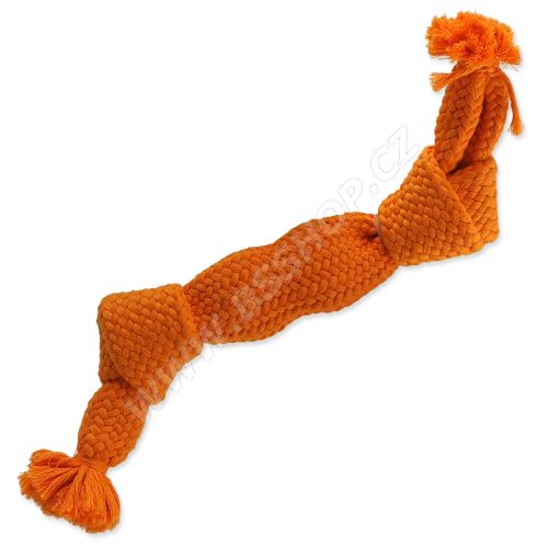 Uzel DOG FANTASY oranžový pískací 2 knoty 35 cm 1ks