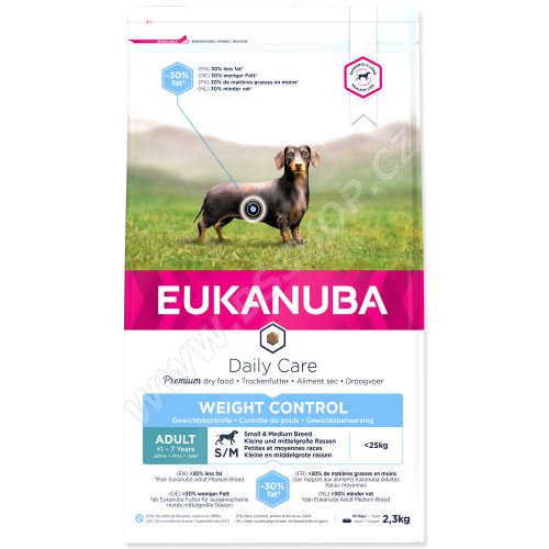EUKANUBA Adult Medium Light / Weight Control 3kg