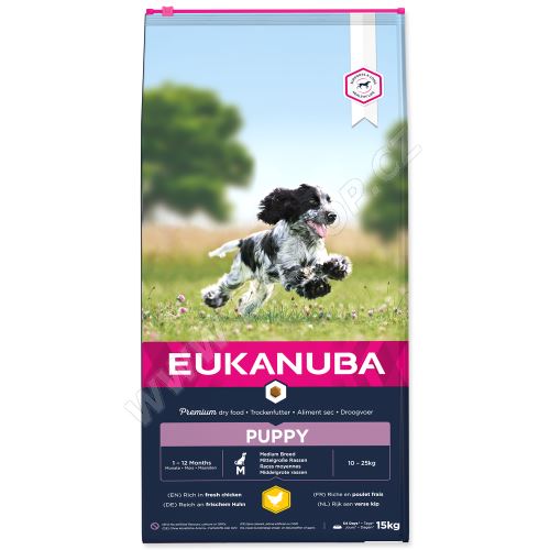 EUKANUBA Puppy & Junior Medium 15kg