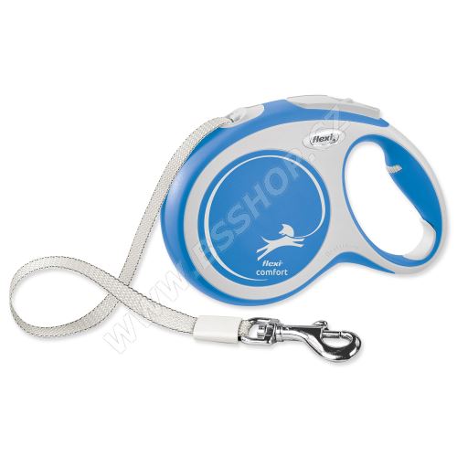 Vodítko FLEXI New Comfort páska modré L 8m (216870045)