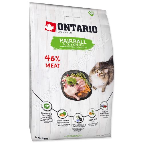 ONTARIO Cat Hairball 6,5kg (217251626)