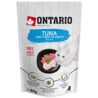 Kapsička ONTARIO Cat Tuna in Broth 80g Kapsička ONTARIO Cat Tuna in Broth 80g