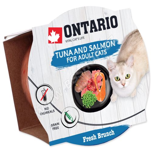 Kalíšek ONTARIO Fresh Brunch Tuna & Salmon 80g