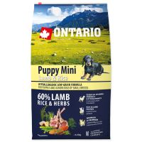 ONTARIO Puppy Mini Lamb &amp; Rice 6,5kg