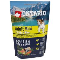 ONTARIO Adult Mini Fish & Rice 750g ONTARIO Adult Mini Fish & Rice 750g