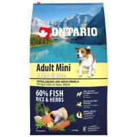 ONTARIO Adult Mini Fish & Rice 6,5kg ONTARIO Adult Mini Fish & Rice 6,5kg