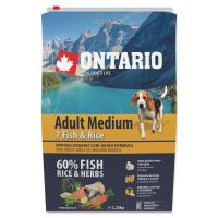 ONTARIO Adult Medium Fish &amp; Rice 2,25kg