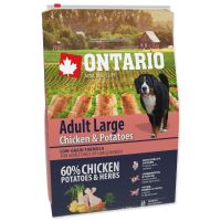 ONTARIO Adult Large Chicken &amp; Potatoes &amp; Herbs 2,25kg