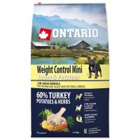 ONTARIO Mini Weight Control Turkey & Potatoes 6,5kg ONTARIO Mini Weight Control Turkey & Potatoes 6,5kg