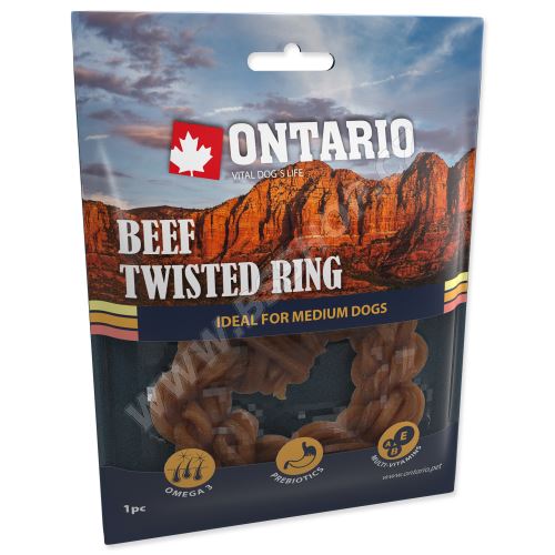 ONTARIO Rawhide Snack Rings 8,75cm