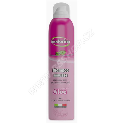Šampon INODORINA suchá pěna Aloe Vera 300ml