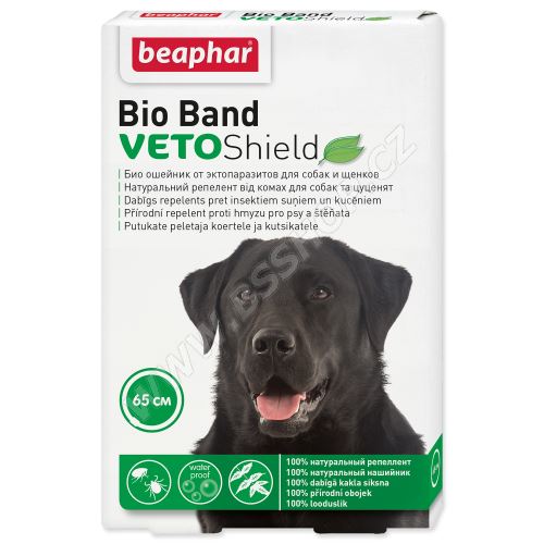 Obojek repelentní BEAPHAR Bio Band Veto Shield 65cm