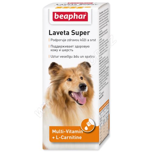 Kapky BEAPHAR Laveta Super vyživující srst 50ml