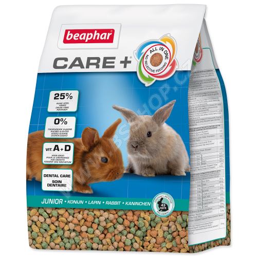 Krmivo BEAPHAR CARE+ králík junior 1,5kg