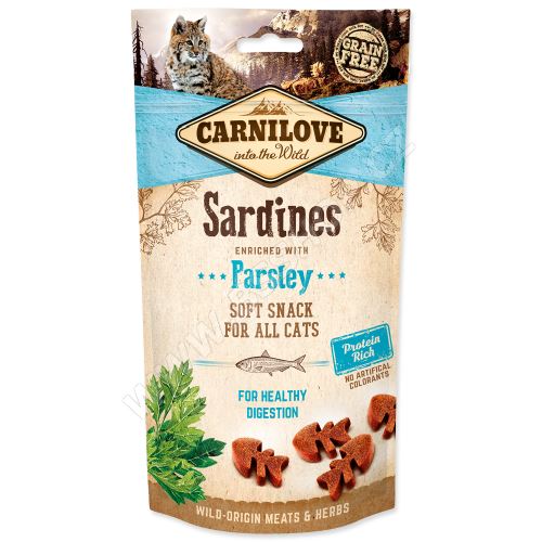 Carnilove Cat Semi Moist Snack Sardine enriched with Parsley 50g
