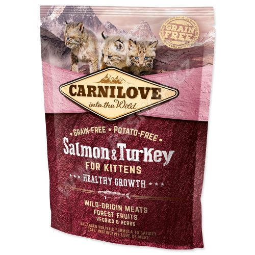 Carnilove Salmon and Turkey kittens Healthy Growth 400g