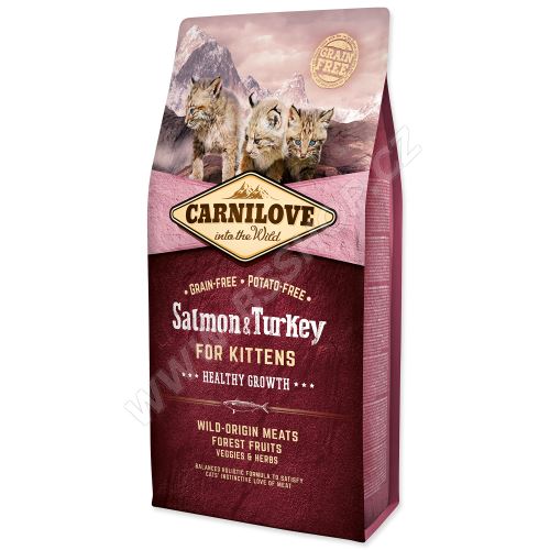 Carnilove Salmon and Turkey Kittens Healthy Growth 6kg