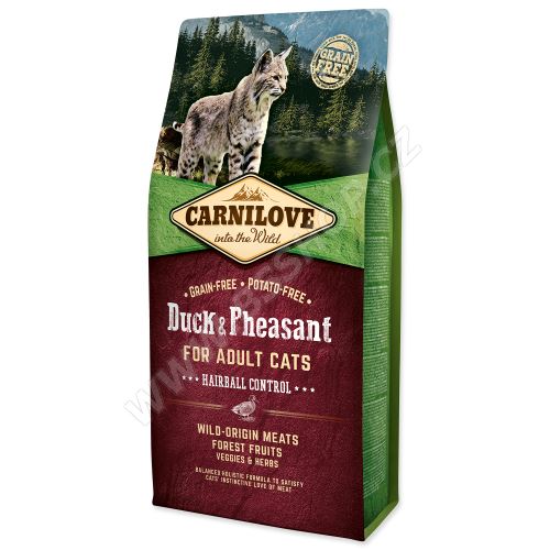 Carnilove Duck and Pheasant adult cats Hairball Control 6kg