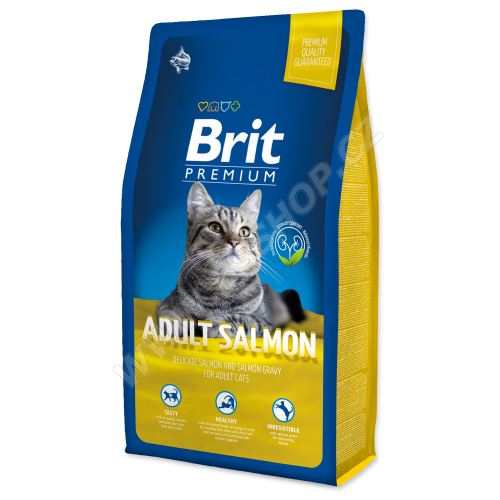 BRIT Premium Cat Adult Salmon 8kg