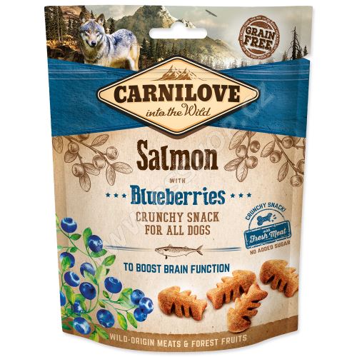 Carnilove Dog Crunchy Snack Salmon with Blueberries with fresh meat 200g