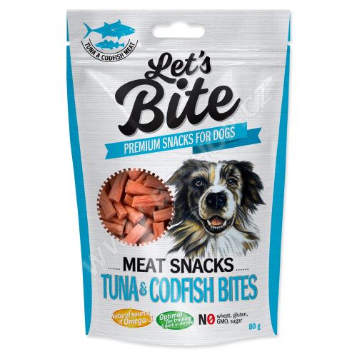 BRIT Let´s Bite Meat Snacks Tuna & Codfish Bites 80g
