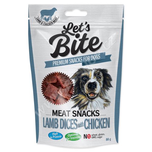 BRIT Let´s Bite Meat Snacks Lamb Dices with Chicken 80g