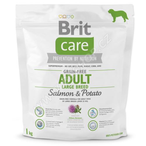 Brit Care Dog Grain-free Adult Large Breed Salmon & Potato 1kg