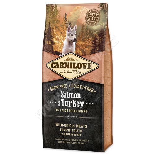 CARNILOVE Salmon & Turkey for Large Breed Puppy 12kg