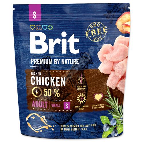 BRIT Premium by Nature Adult S 1kg