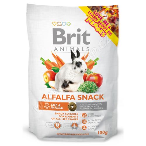 Brit Animals Alfalfa Snack for Rodents 100g