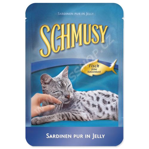 Kapsička SCHMUSY Fish sardinky v želé 100g