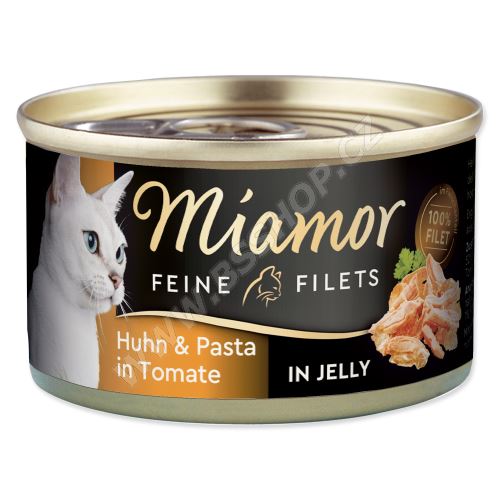 Konzerva MIAMOR Feine Filets kuře + těstoviny v želé 100g