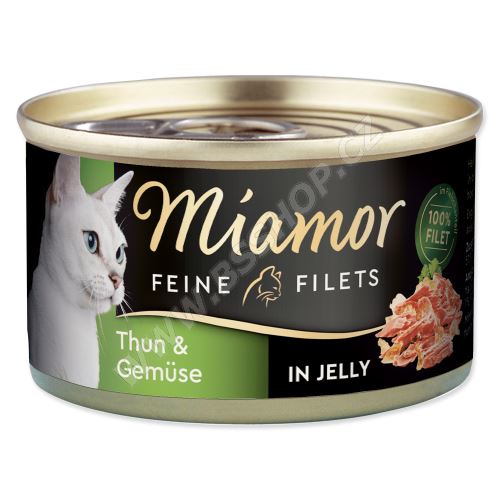 Konzerva MIAMOR Feine Filets tuňák + zelenina v želé 100g