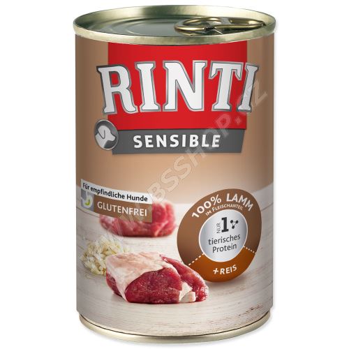 Konzerva RINTI Sensible jehně + rýže 400g