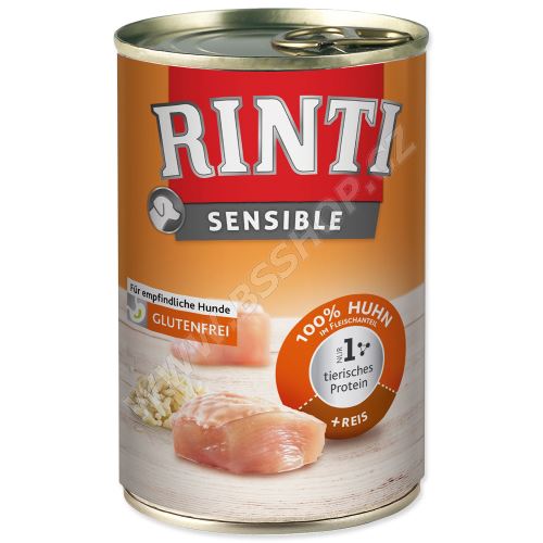 Konzerva RINTI Sensible kuře + rýže 400g