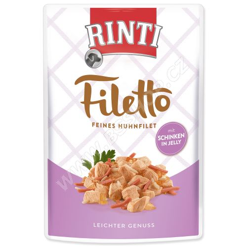 Kapsička RINTI Filetto kuře + šunka v želé 100g