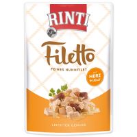 Kapsička RINTI Filetto kuře + kuřecí srdce v želé 100g