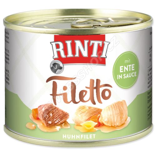 Konzerva RINTI Filetto kuře + kachna ve šťávě 210g