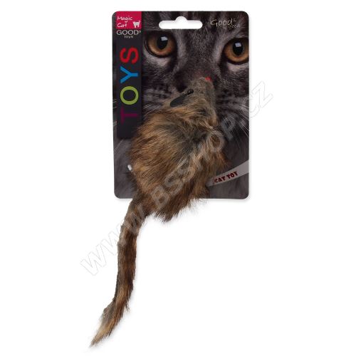 Hračka MAGIC CAT myš plyšová Gigant s catnipem 21cm