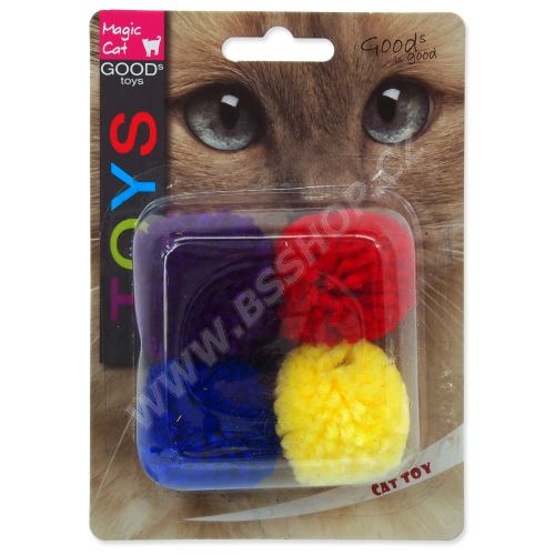 Hračka MAGIC CAT míček bavlněný s catnipem 3,75cm
