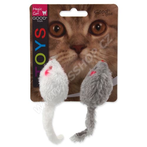 Hračka MAGIC CAT myšky chrastící s catnipem 11cm