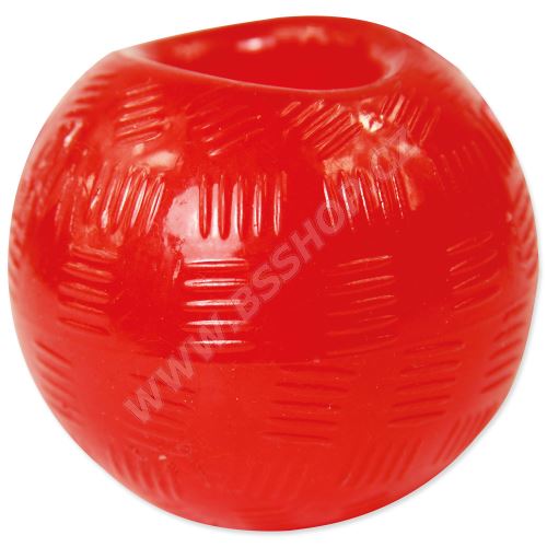 Hračka DOG FANTASY míček gumový červený 6,3cm