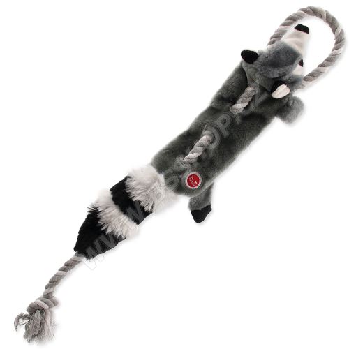 Hračka DOG FANTASY Skinneeez s provazem mýval 57,5cm