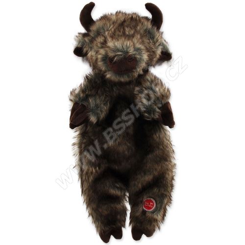 Hračka DOG FANTASY Skinneeez bizon plyšový 34cm