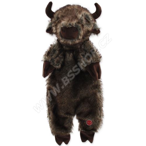 Hračka DOG FANTASY Skinneeez bizon plyšový 50cm