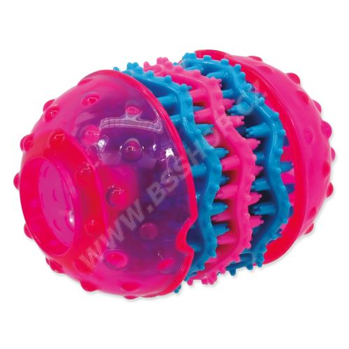 Hračka DOG FANTASY TPR Dental růžová 10,8x8cm
