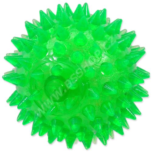 Hračka DOG FANTASY míček pískací zelený 8cm