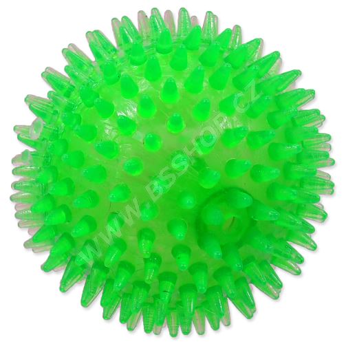 Hračka DOG FANTASY míček pískací zelený 10cm