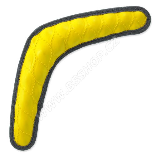 Hračka DOG FANTASY Rubber bumerang žlutá 30cm