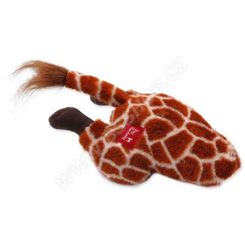 Hračka DOG FANTASY Silly Bums žirafa 30cm
